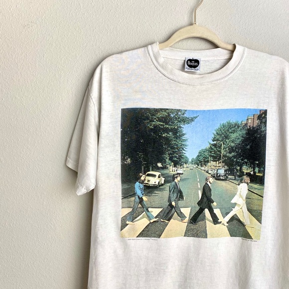 The Beatles Tops - The Beatles | Abbey Road Vntg. Graphic Tee